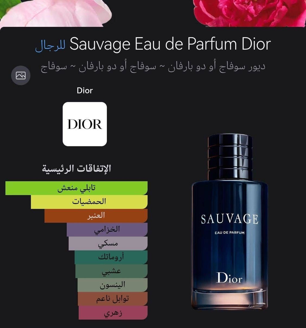 Sauvage Eau de Parfum by Dior for Men – 100% Original Unboxed
